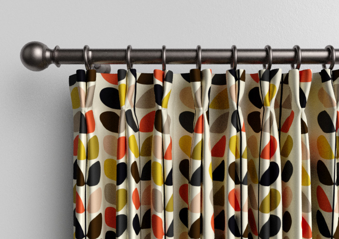 Orla Kiely Multi Stem, Tomato - Made to Measure Curtains - Image 10